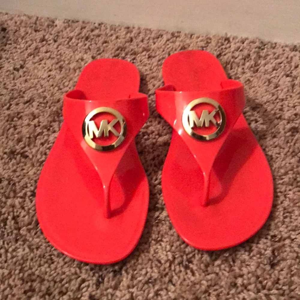 Authentic Michael Kors Jelly Thong Sandals